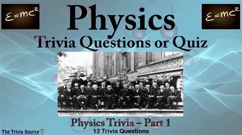 Physics Trivia And Quiz 1 Youtube