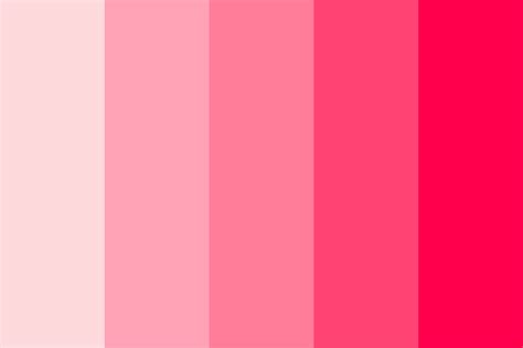 Candy Red Color Palette Red Colour Palette Color Palette Pink Pink
