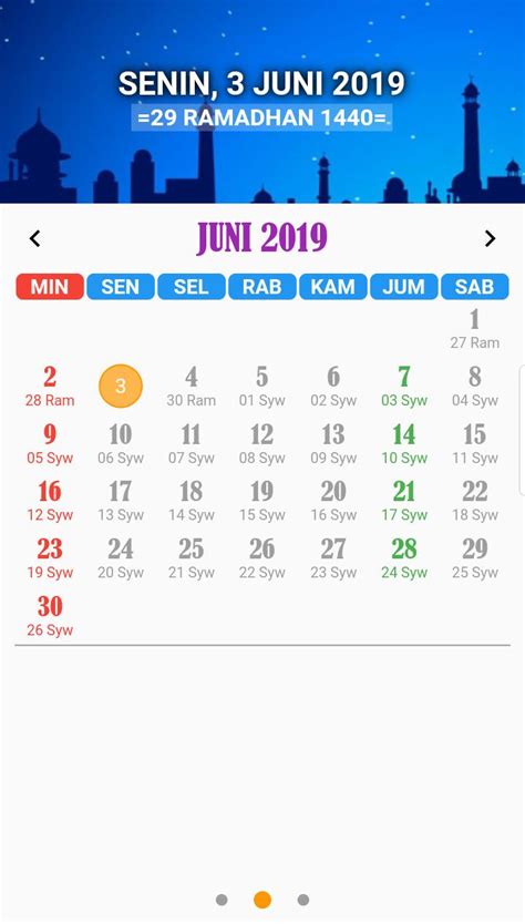 Kalender Hijriah Masehi 20192020 For Android Apk Download