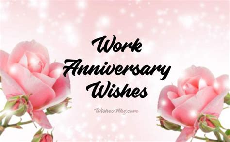 Work Anniversary Wishes And Appreciation Messages Wishesmsg