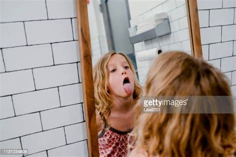 Girl Mouth Tongue Bildbanksfoton Och Bilder Getty Images