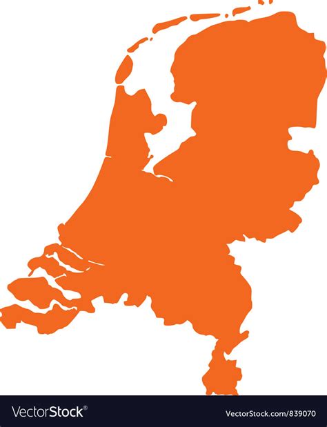 Collection of detailed maps of the netherlands. Map of the Netherlands Royalty Free Vector Image
