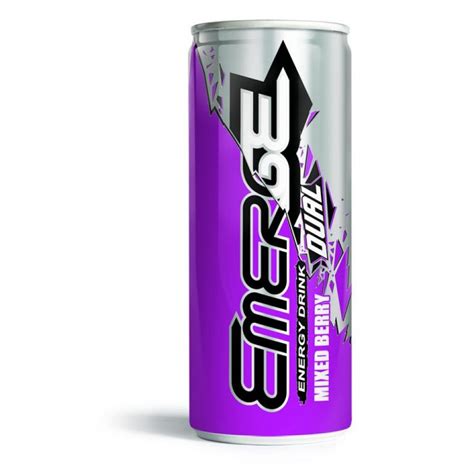 Emerge Energy Drink Mixed Berry Dual 250ml Approved Food
