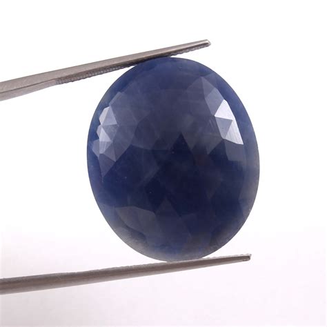 Natural African Blue Sapphire Gemstone Unheated And Untreated Etsy