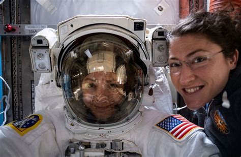 Nasa Astronauts Make History As They Begin First Ever All Female Spacewalk