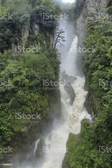 Pailon Del Diablo Waterfall Ecuador Stock Photo Download Image Now