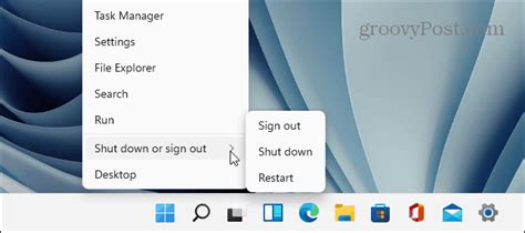 How To Shut Down Or Restart Windows 11