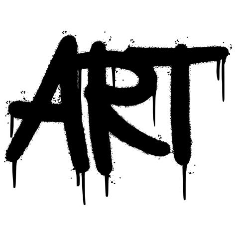 Graffiti Art Word Sprayed Isolated On White Background Sprayed Art