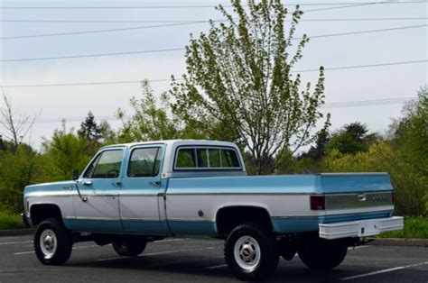 1976 Silverado K20 33 Crew Cab Long Bed 4x4 350 V8 Automatic Only 100k