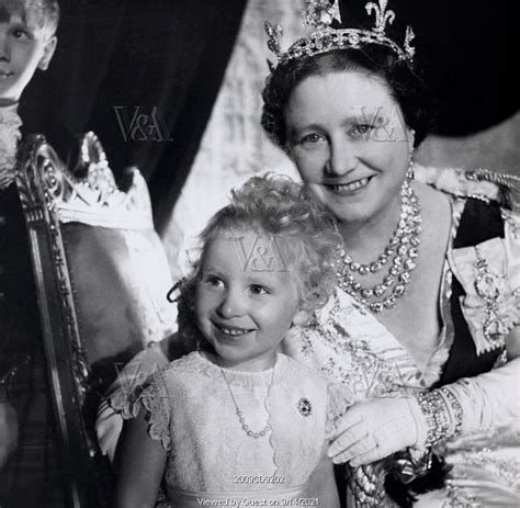 The Queen Mother And Princess Anne At The Coronation Photo Cecil
