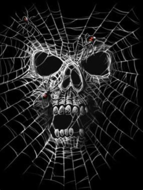 Black Widow Skull Tattoo Design Skull Skull Wallpaper