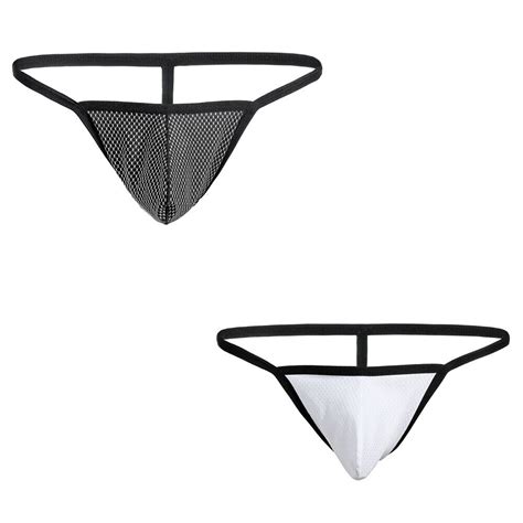 2 4 8 pack men s sexy mini micro bikini breifs t back thong g string underwear ebay