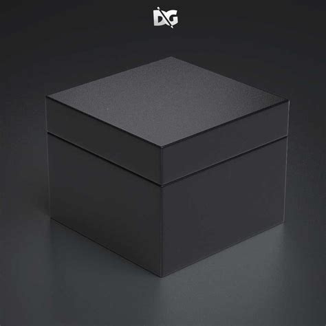 Free Clean Black Box Mockup