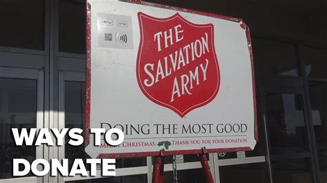 Where And How To Donate To The Salvation Army This Holiday Season Youtube