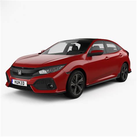 Modelo 3d Honda Civic Sport Hatchback 2016 Turbosquid 1367522