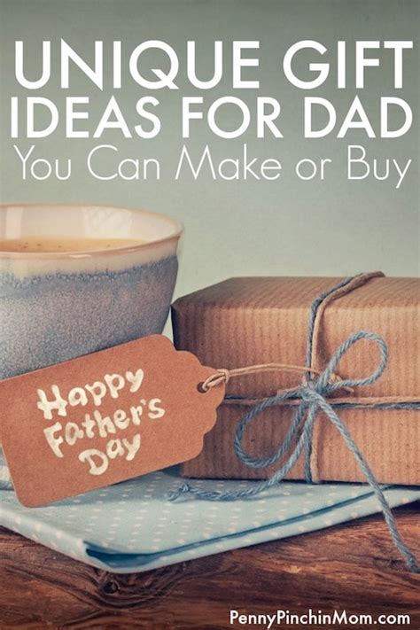 We may earn a commission from these links. Unique Gift Ideas for Dad (that you can buy or make) in ...