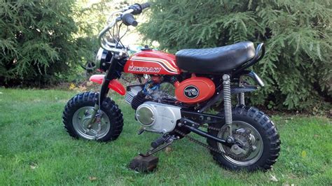 1973 Kawasaki Mt1 Kv75 Mt Kv Vintage Mini Bike