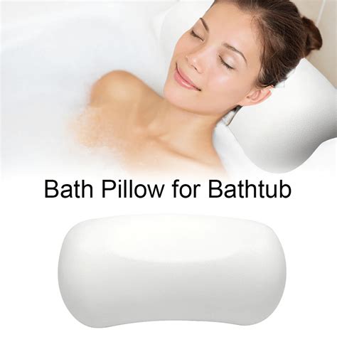 Graceallure Softlux Spa Bath Pillow Bathtub Pillow With Suction Cups