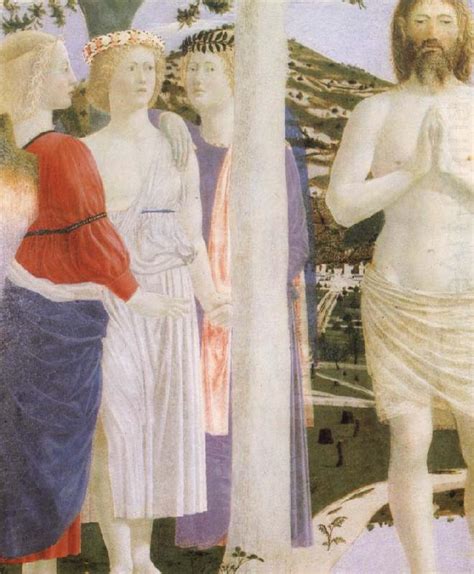 Piero Della Francesca Baptism Of Christ