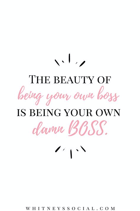 Female Boss Quote Girl Boss Quote Lady Boss Quote Be Your Own