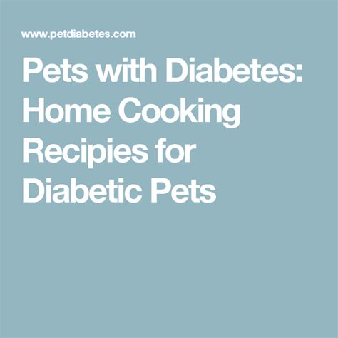 Cooked diet dog food recipe recipe provides a week's worth of meals for a dog weighing about 60 pounds. Pets with Diabetes: Home Cooking Recipies for Diabetic ...