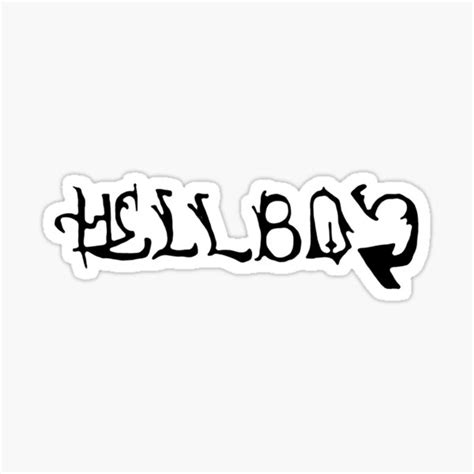 Lil Peep Hellboy Tattoo Sticker By Nokisdemox Redbubble