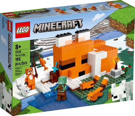 Lego Minecraft Liščí Domek 21178 Stavebnice 5702017155791 Darekhnedcz