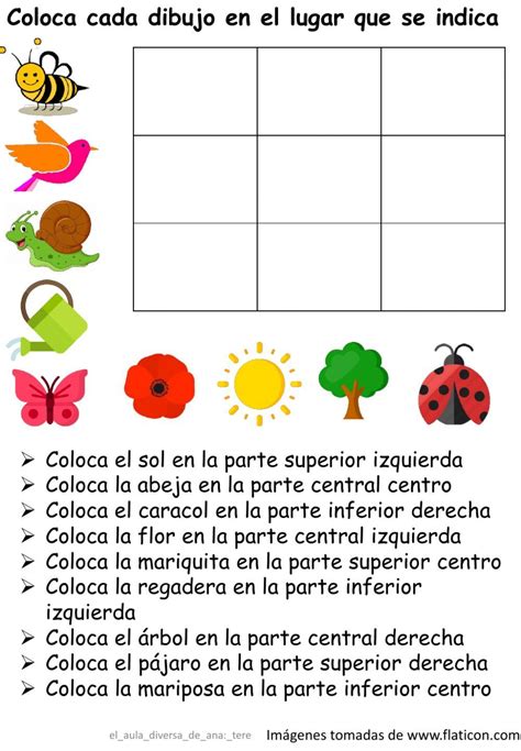 Ficha Online De Orientación Espacial Para 1º 2º Primari Actividades