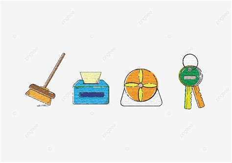 Daily Necessities Vector Art Png Vector Daily Necessities Material