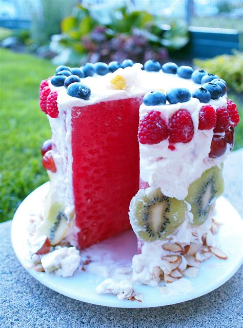 Watermelon Cake 6 Steps With Pictures Instructables