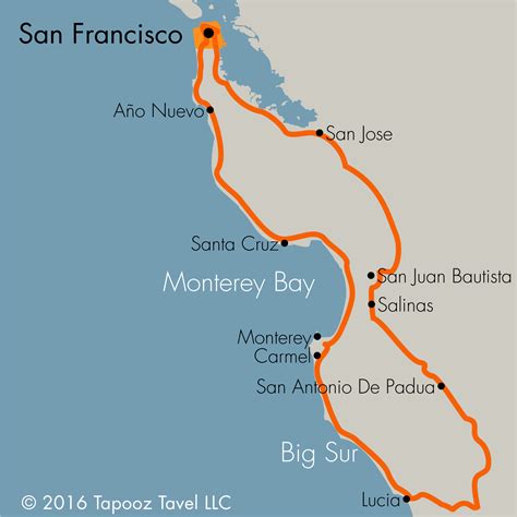 Accessible Big Sur And Monterey Bay Tour Tapooz Travel