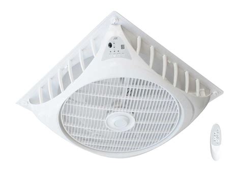 One helpful strategy is to use a window fan, placed safely and securely in a window, to exhaust room air to the outdoors. SF-1691C: DC-Motor Drop Ceiling Fan - Sunpentown.com