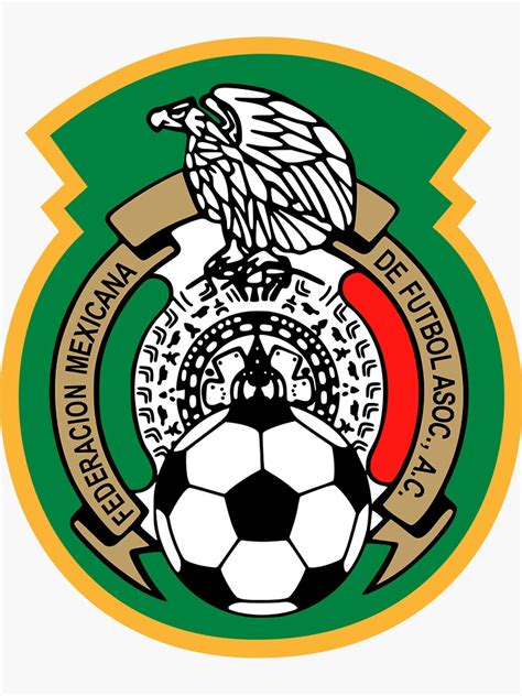 Mexico National Football Team Logo Sticker For Sale By Touchingsaturn