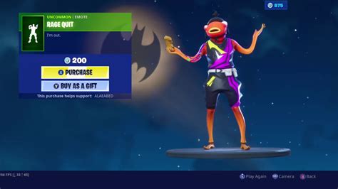 Check out the video, set skins, music, how to get & price at the item shop. *NEW* RAGE QUIT EMOTE IN FORTNITE! - YouTube