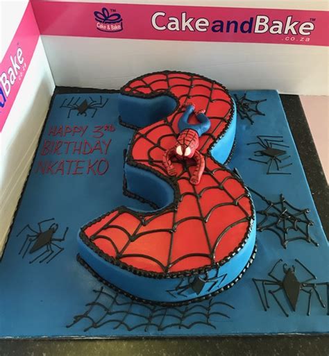 Spiderman appears for the first time in a 1962 comic book. Number 3 Spiderman Web | Cake And Bake
