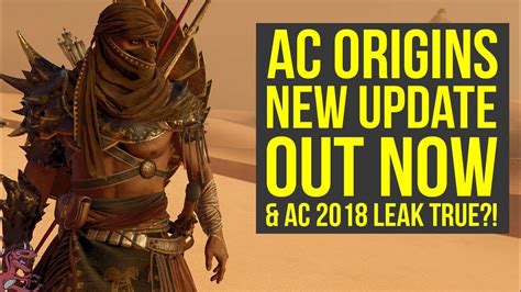 Assassin S Creed Origins Update Out Now Assassin S Creed