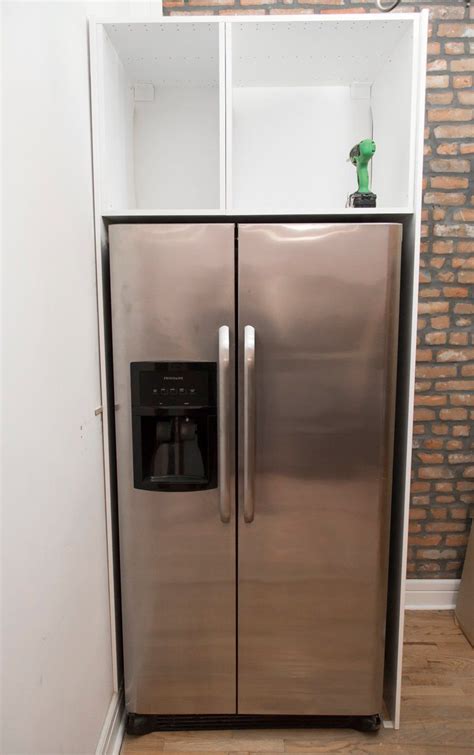 Put the cabinet on top of your refrigerator. A First Look at Assembling IKEA's New Kitchen Cabinets ...