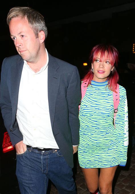lily allen night out style at the chiltern firehouse with her husband sam cooper august 2014