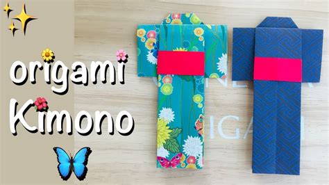 How To Make A Origami Paper Kimono Dress Tutorial Birthday
