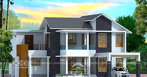 2325 Sq Ft 4 Bedroom Mixed Roof Home Design Home Review And Car