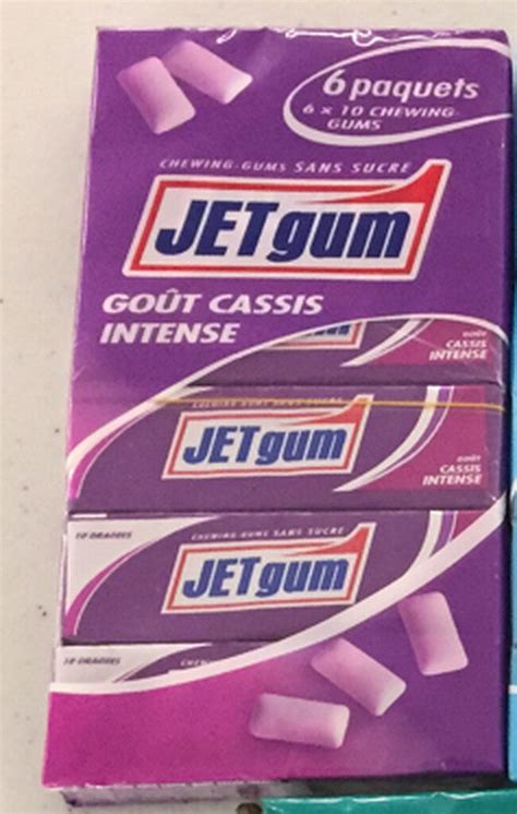 Chewing Gum Cassis Jet Gum
