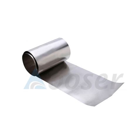 Lab Raw Materials Sus 304 Stainless Steel Foil With Customized Width