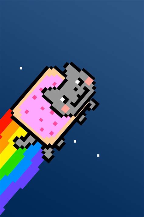 Nyan Cat Iphone Wallpapers Top Free Nyan Cat Iphone Backgrounds