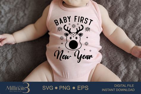 Baby First New Year Svg Png Graphic By Millionair3 Designs · Creative