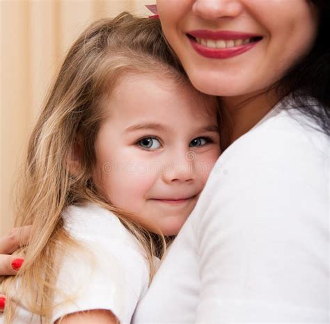 Mother And Daughter Having Fun At Home Stock Photo Image Of Beautiful