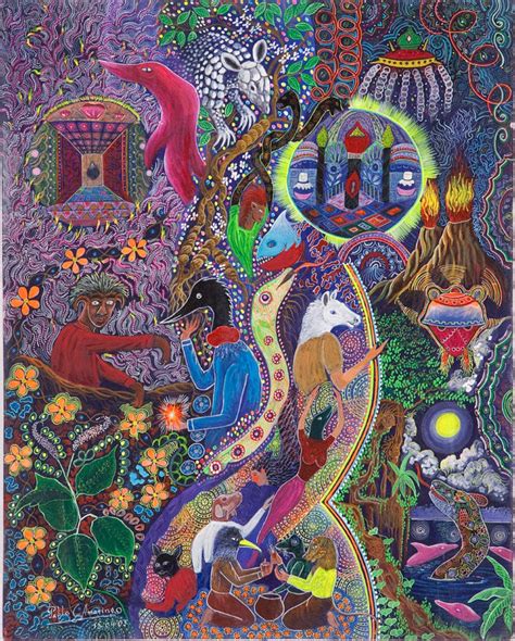 Art Inspired By Ayahuasca Sharing The Search