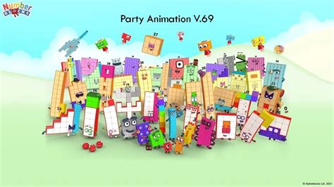 Numberblock Party Animation V69 Youtube