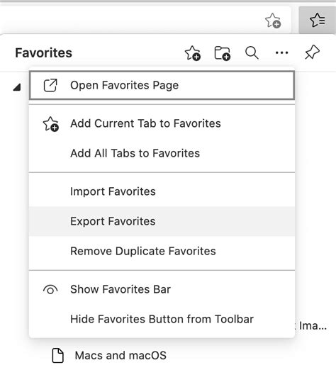 How To Export Bookmarks From Microsoft Edge Browser All In One Photos