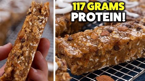 Easy Homemade Protein Bars 5 Ingredients Youtube