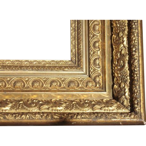 Large Antique Ornate Victorian Gold Picture Frame 20 X 24 2 Blue